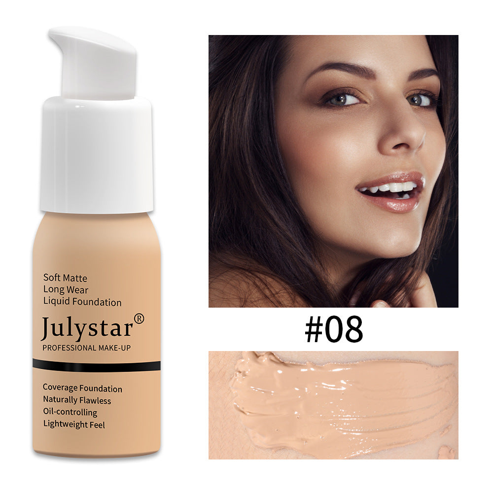 Long Lasting Waterproof Matte Liquid Foundation