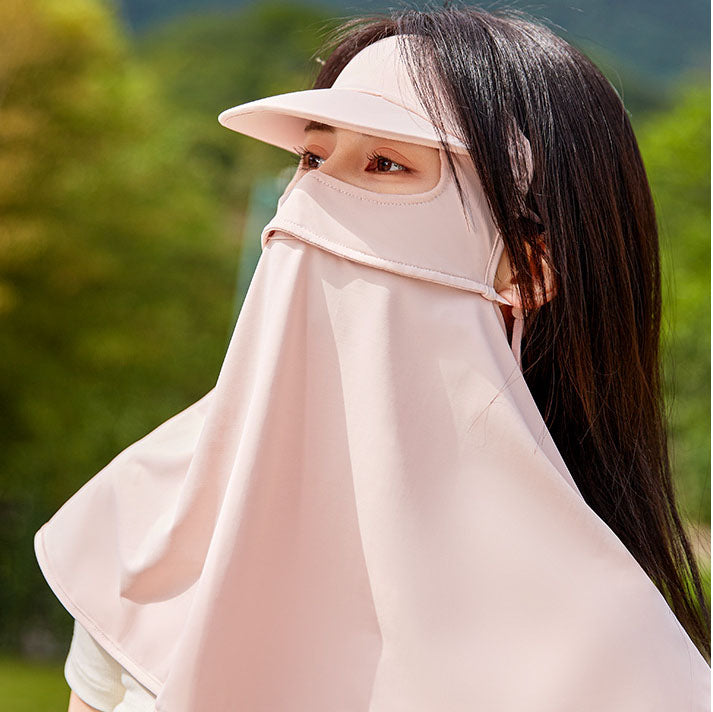 Sunscreen mask for cycling