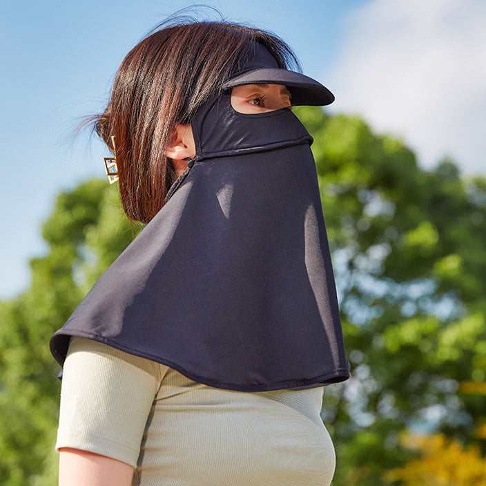 Sunscreen mask for cycling