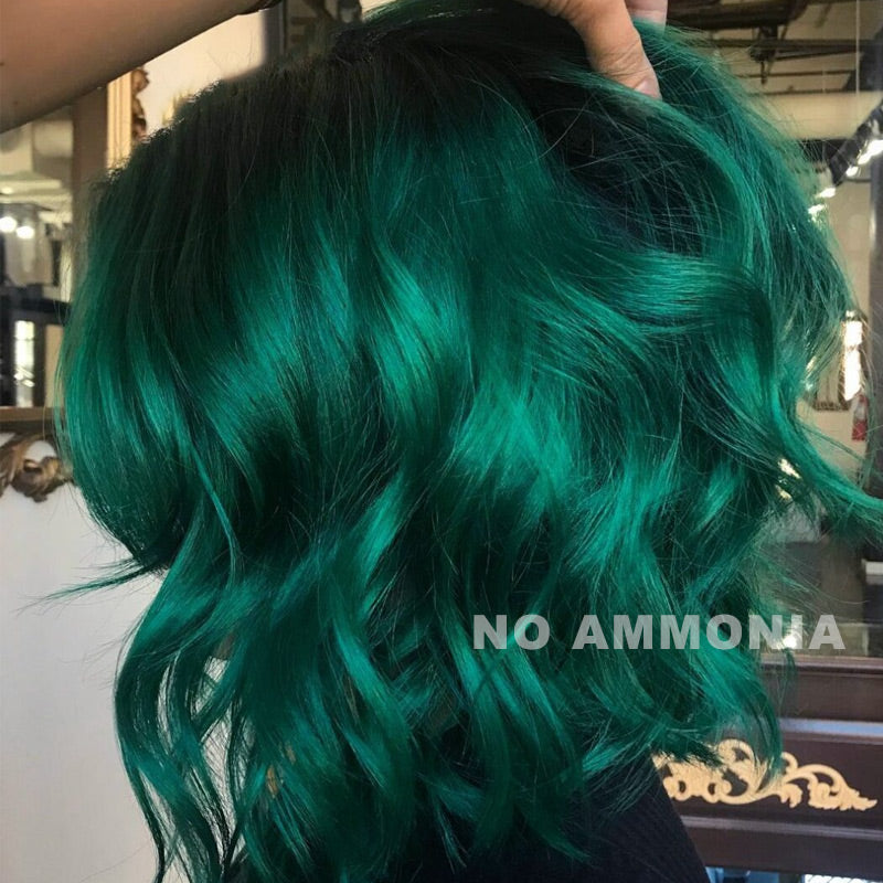【BUY 1 GET 1 FREE】Damage-Free Semi-Permanent Hair Color Dye Set(Forest green)-3