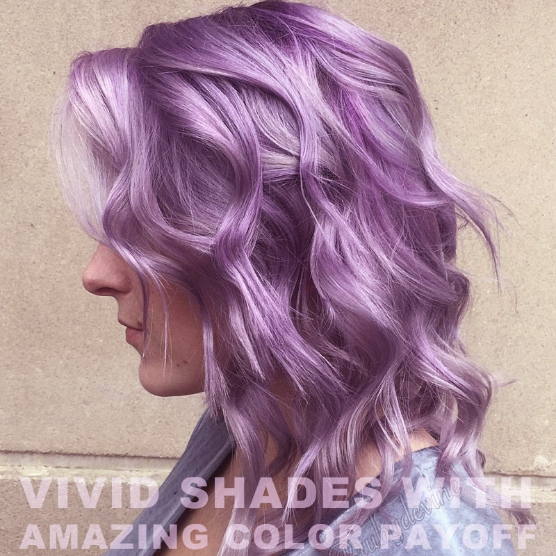 【BUY 1 GET 1 FREE】Damage-Free Semi-Permanent Hair Color Dye Set(Ash purple)-4