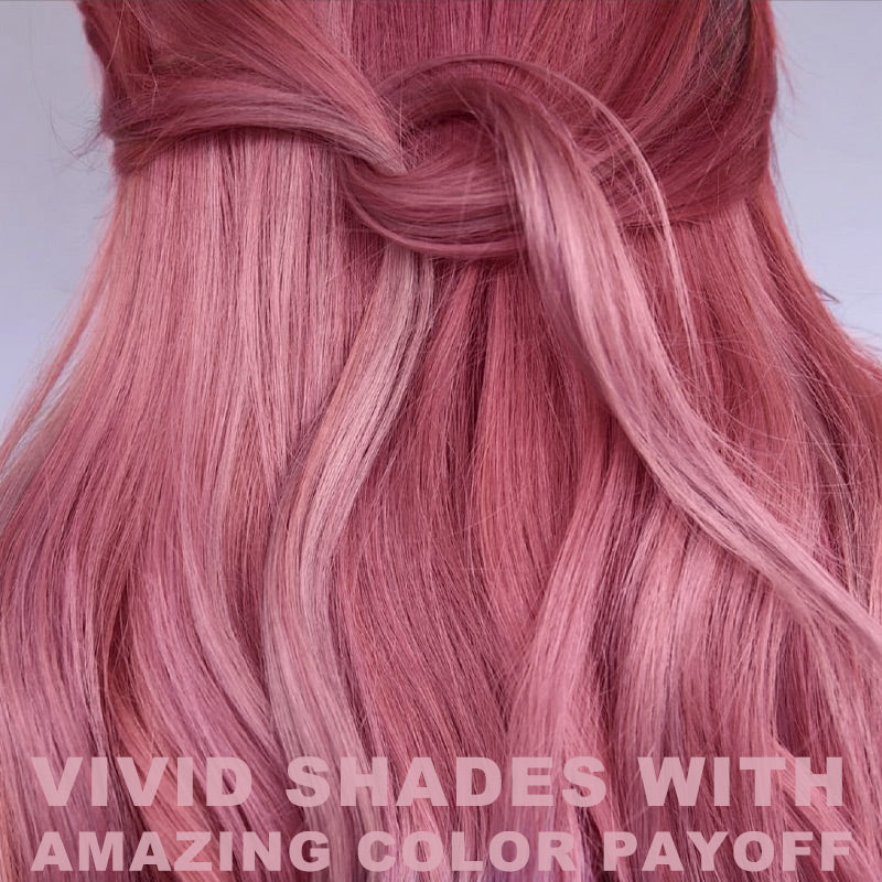 【BUY 1 GET 1 FREE】Damage-Free Semi-Permanent Hair Color Dye Set(Grapefruit pink)-4