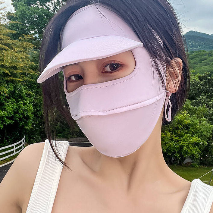 Sunscreen mask for cycling