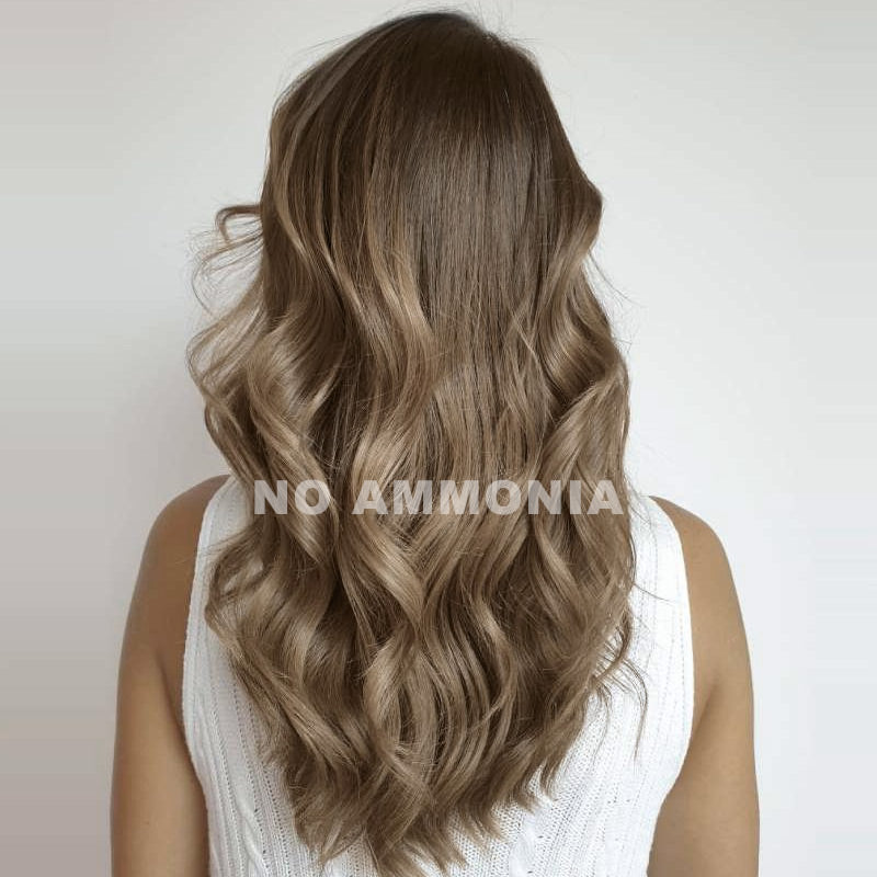 【BUY 1 GET 1 FREE】Damage-Free Semi-Permanent Hair Color Dye Set(Tea brown)-4