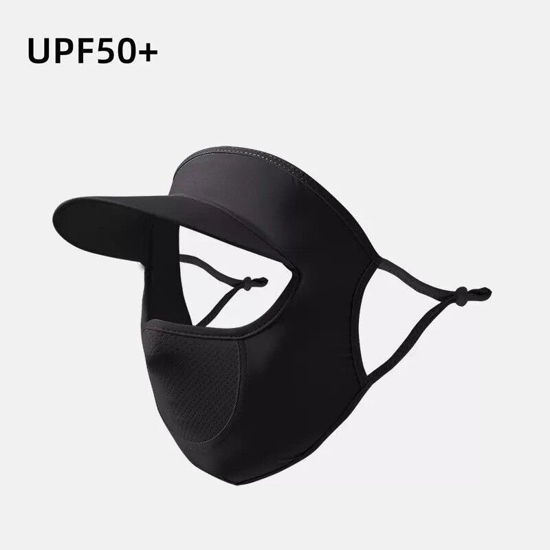 Sunscreen mask for cycling