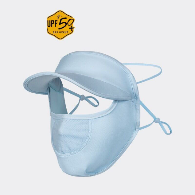 Sunscreen mask for cycling