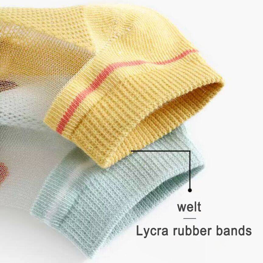 Mesh Breathable Children's Socks (5 Pieces)