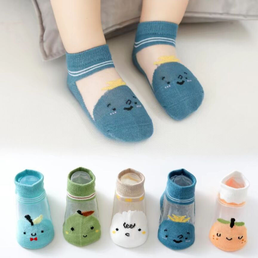 Mesh Breathable Children's Socks (5 Pieces)
