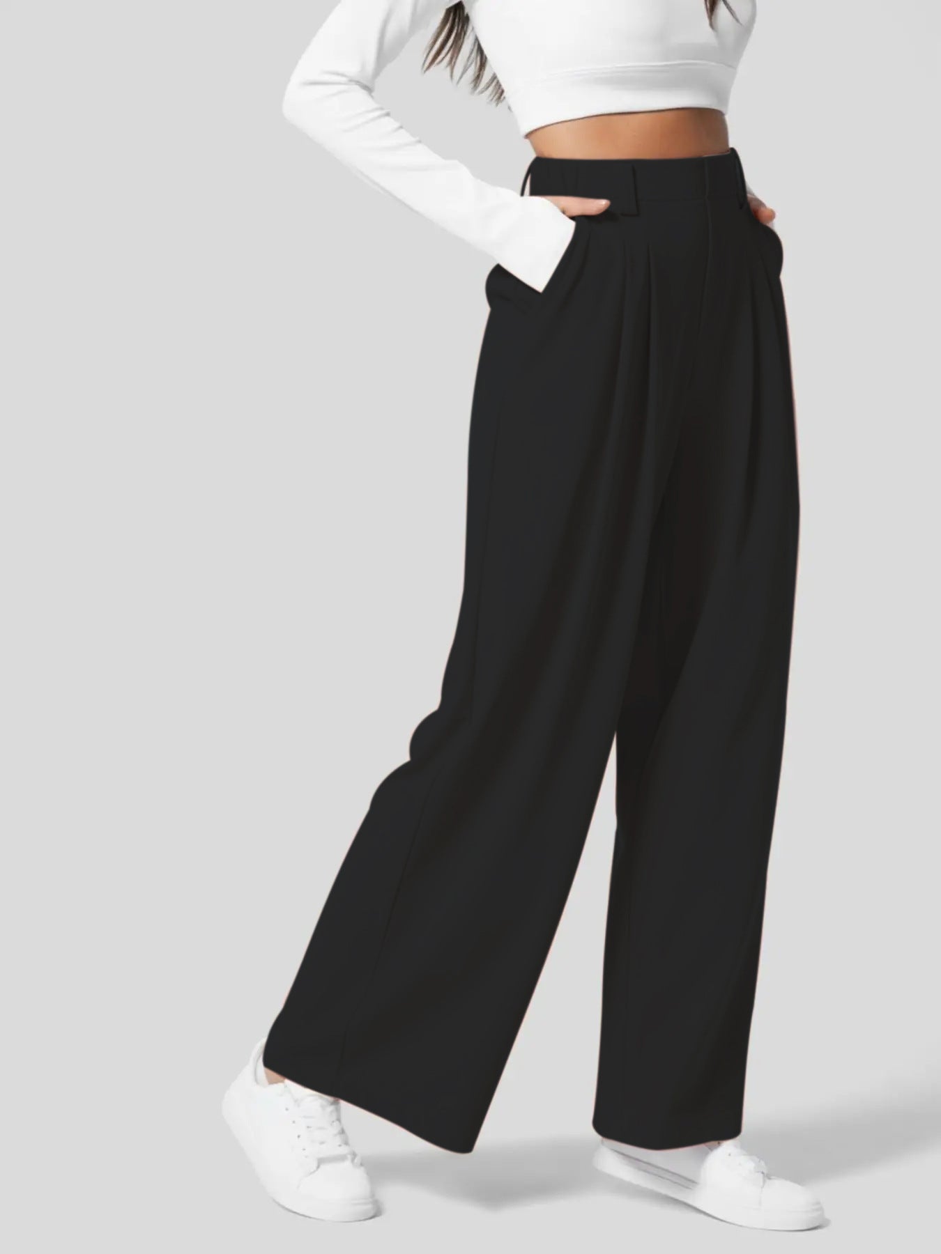 Women'S Casual Straight Leg Pants
