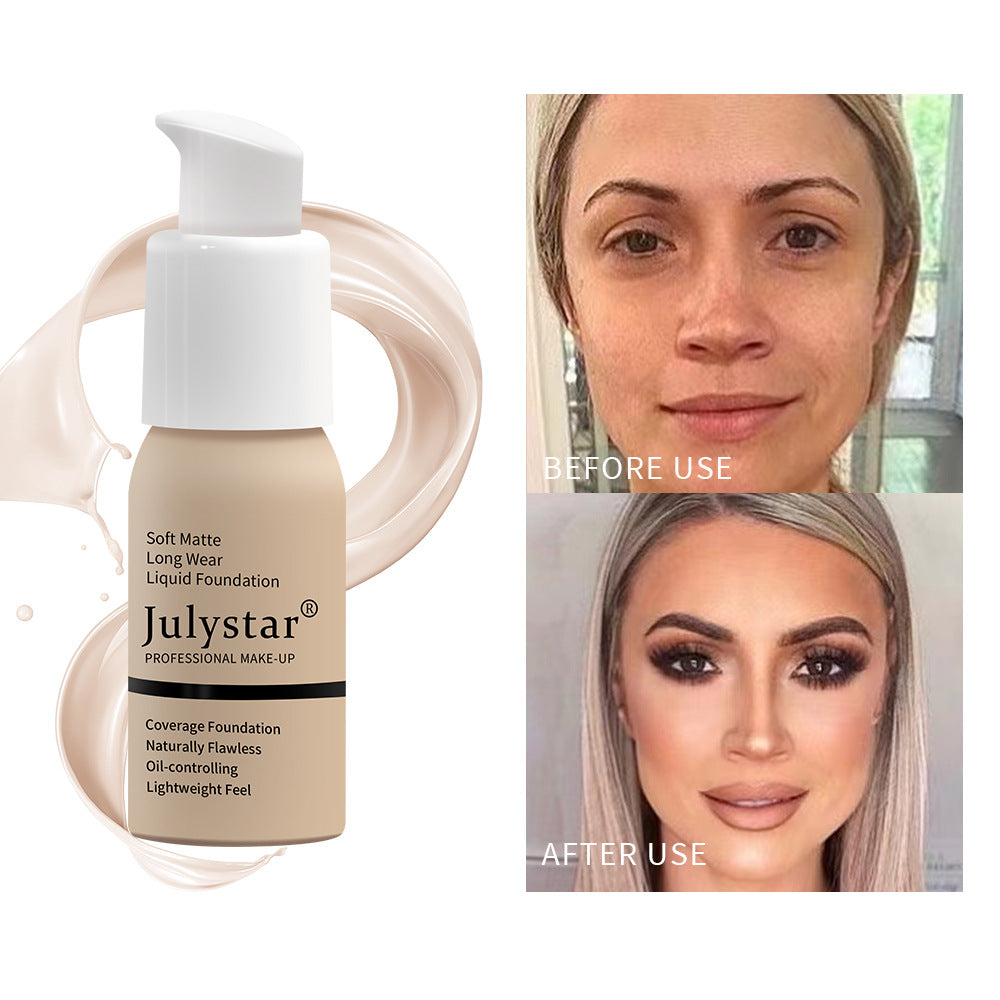 Long Lasting Waterproof Matte Liquid Foundation