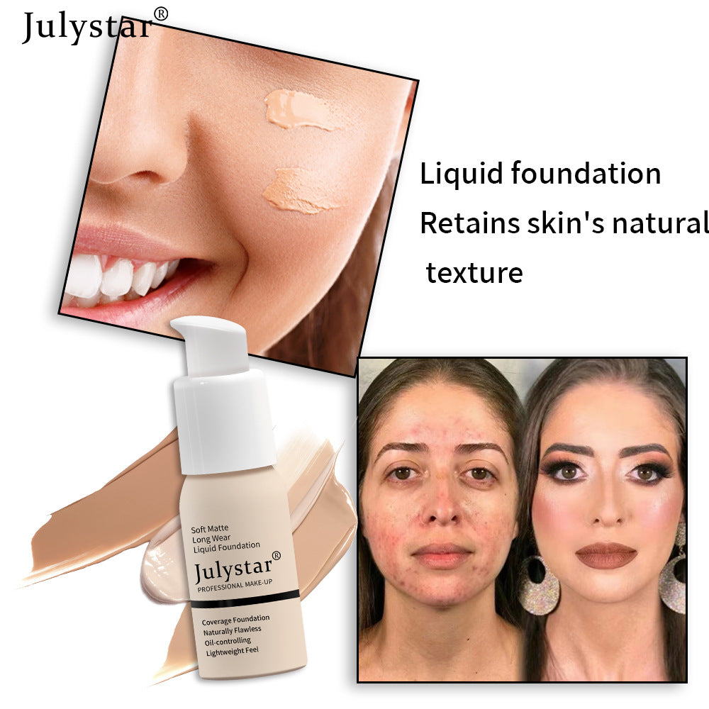 Long Lasting Waterproof Matte Liquid Foundation